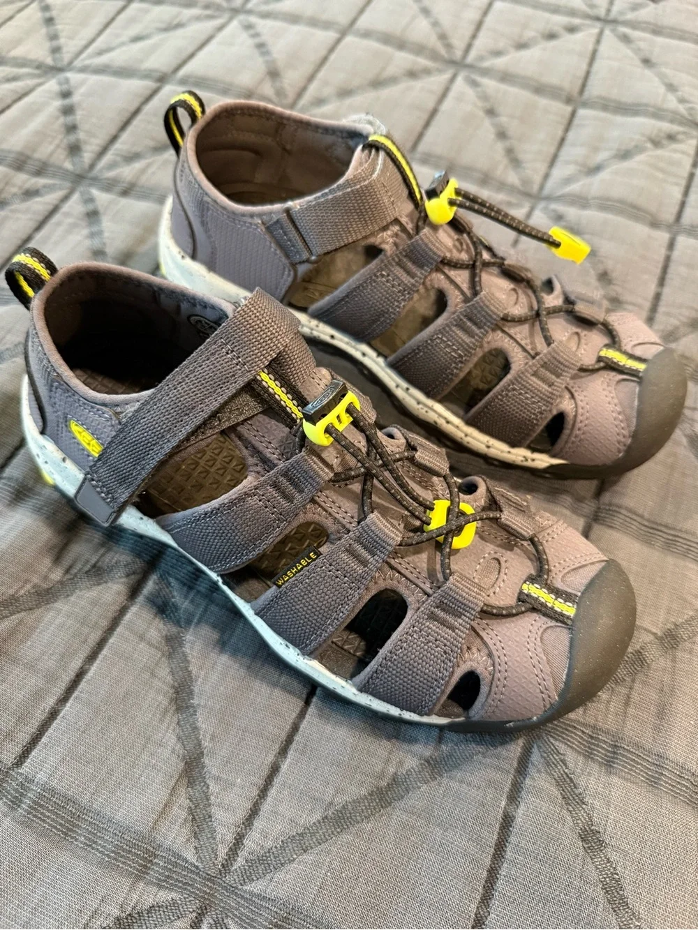 Never worn! Keen Kids Gray Sport Sandals